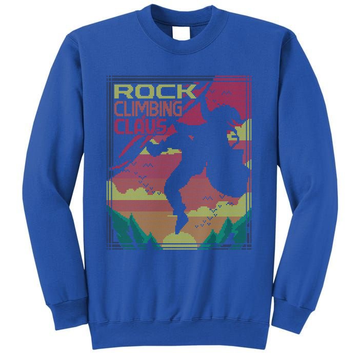 Rock Climbing Santa Claus Climber Ugly Christmas Sweater Gift Sweatshirt