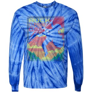 Rock Climbing Santa Claus Climber Ugly Christmas Sweater Gift Tie-Dye Long Sleeve Shirt