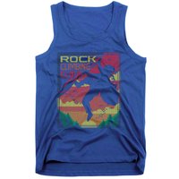 Rock Climbing Santa Claus Climber Ugly Christmas Sweater Gift Tank Top