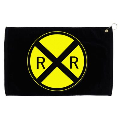 Railroad Crossing Sign Simple Easy Halloween Costume Grommeted Golf Towel