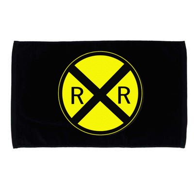 Railroad Crossing Sign Simple Easy Halloween Costume Microfiber Hand Towel