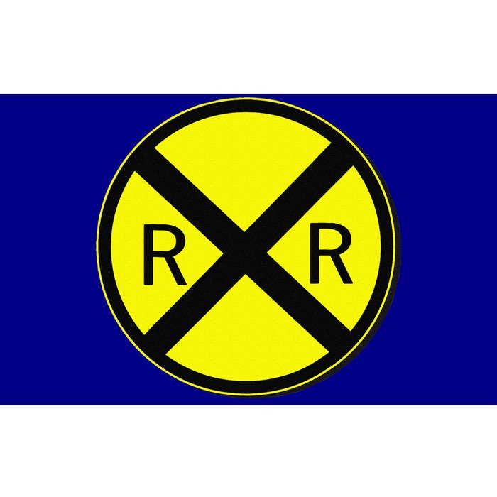 Railroad Crossing Sign Simple Easy Halloween Costume Bumper Sticker