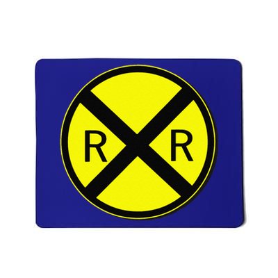 Railroad Crossing Sign Simple Easy Halloween Costume Mousepad