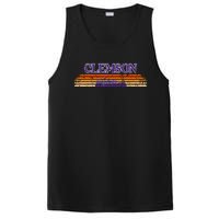 Retro Clemson Sc 80S Grunge Vintage PosiCharge Competitor Tank