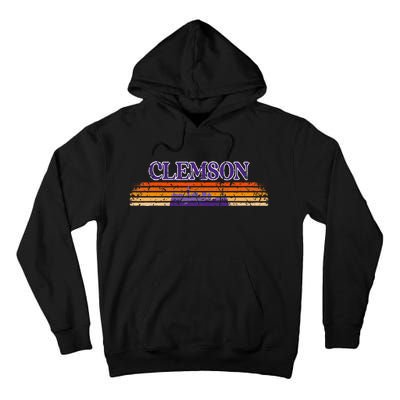 Retro Clemson Sc 80S Grunge Vintage Tall Hoodie