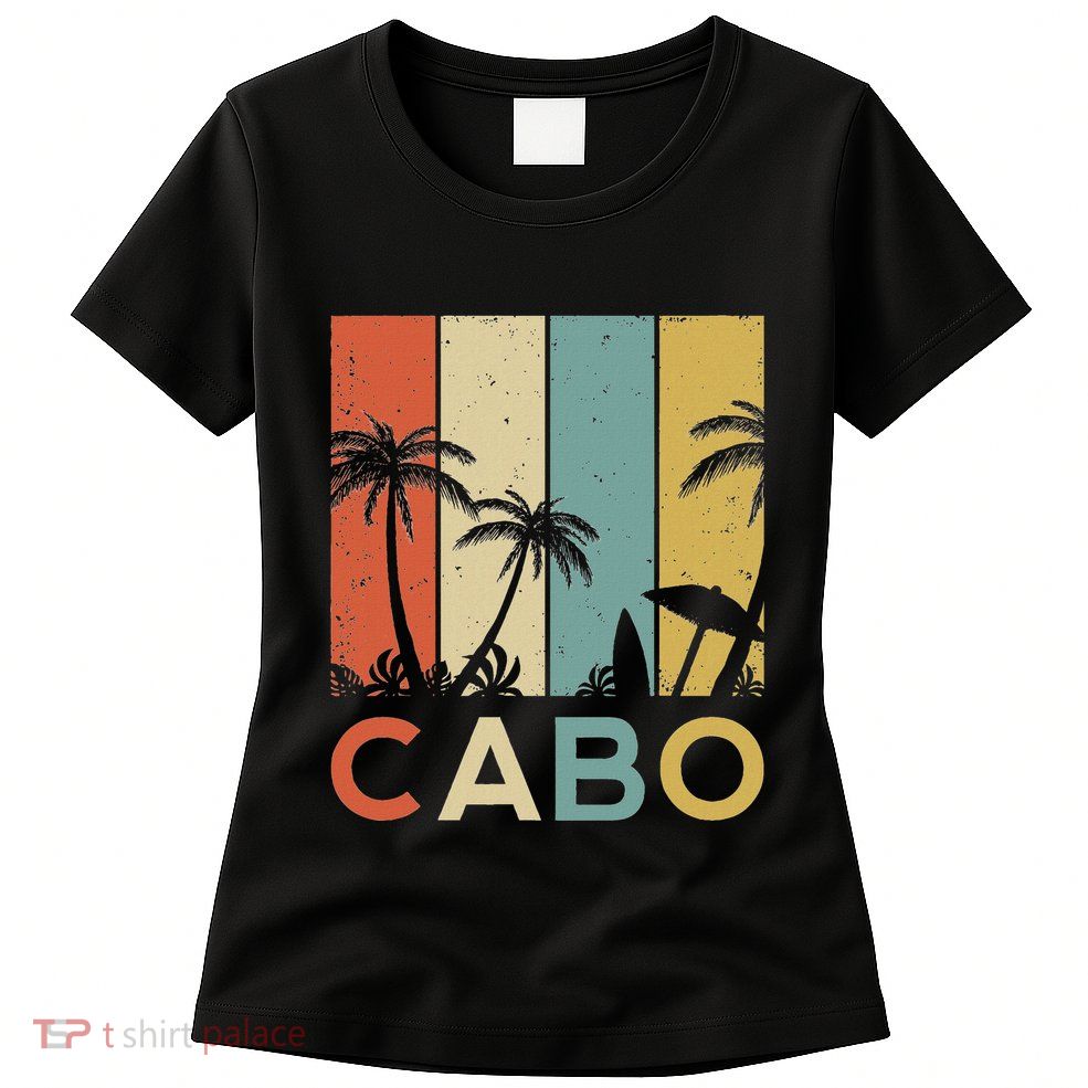Retro Cabo San Lucas Mexico Tropical Vintage Women's T-Shirt