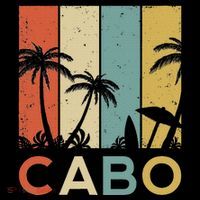 Retro Cabo San Lucas Mexico Tropical Vintage Women's T-Shirt