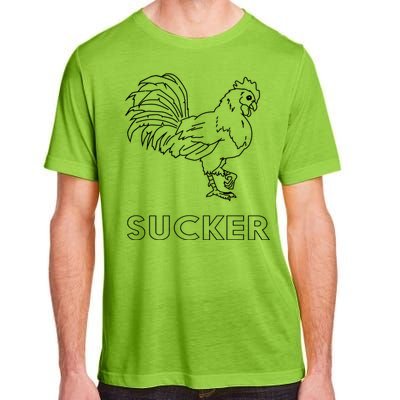 Rooster Cock Sucker Adult ChromaSoft Performance T-Shirt