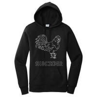 Rooster Cock Sucker Women's Pullover Hoodie