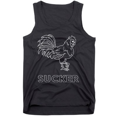 Rooster Cock Sucker Tank Top