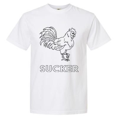 Rooster Cock Sucker Garment-Dyed Heavyweight T-Shirt