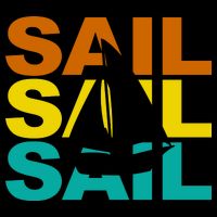 Retro Colorful Sail Sailing Boat Hobby Legacy Cool Fit Booney Bucket Hat