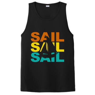 Retro Colorful Sail Sailing Boat Hobby PosiCharge Competitor Tank