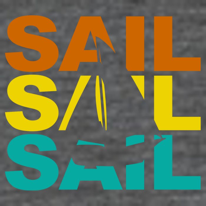 Retro Colorful Sail Sailing Boat Hobby Daily Commute Backpack
