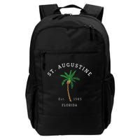 Retro Cool St. Augustine Florida Colorful Palm Tree Novelty Backpack