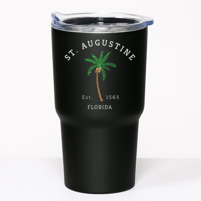 Retro Cool St. Augustine Florida Colorful Palm Tree Novelty Tumbler