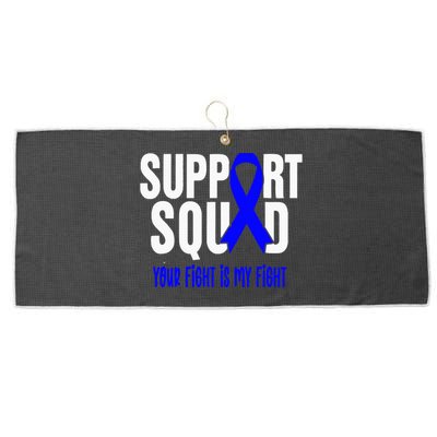 Rectal Cancer Support Squad Rectal Cancer Awareness Large Microfiber Waffle Golf Towel