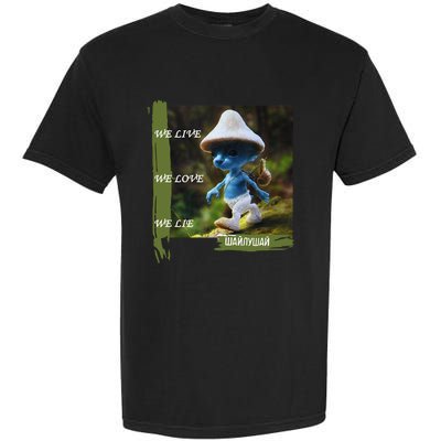 Realistic Cat Smurf Garment-Dyed Heavyweight T-Shirt