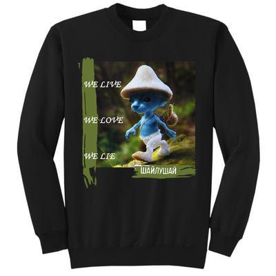 Realistic Cat Smurf Sweatshirt