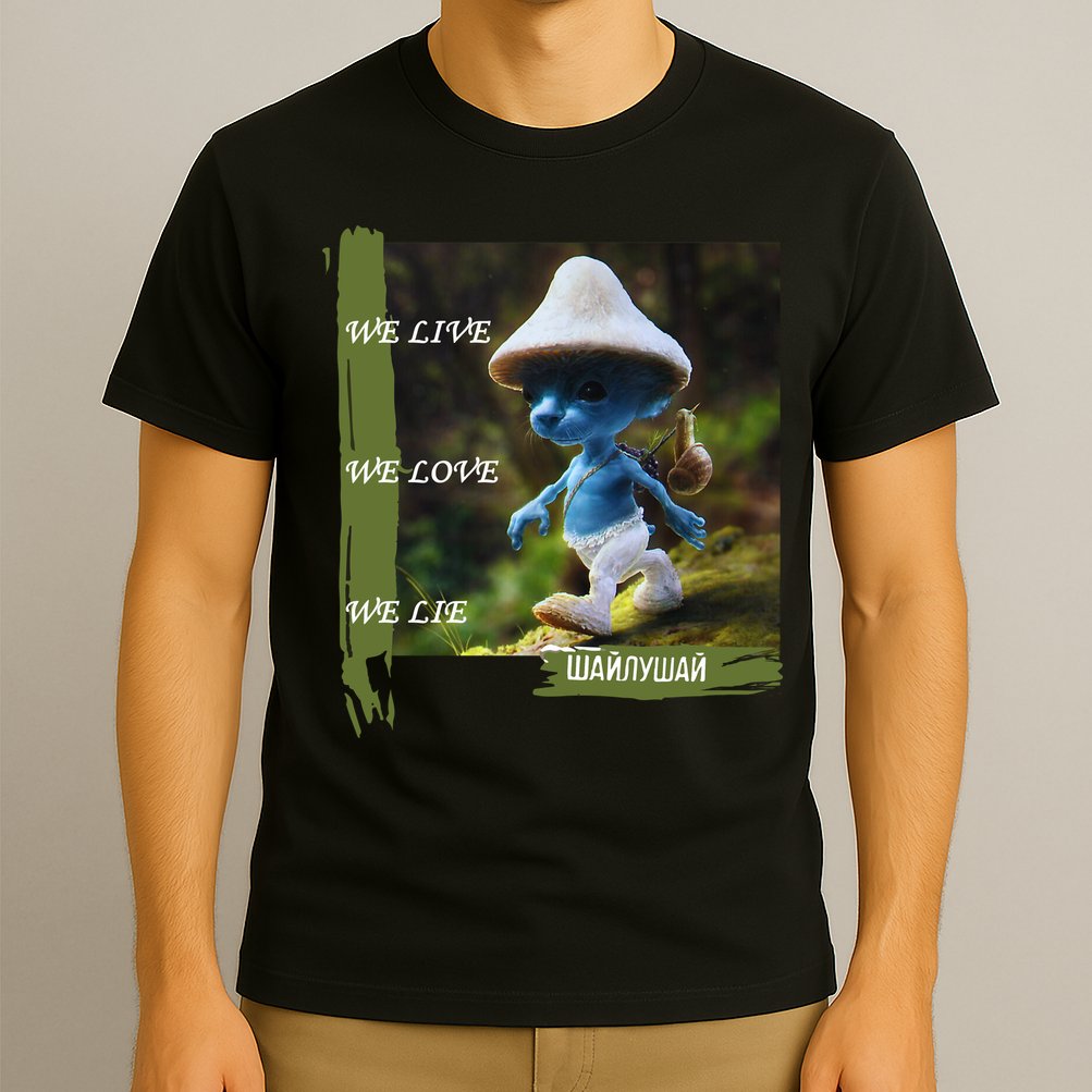 Realistic Cat Smurf T-Shirt