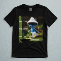 Realistic Cat Smurf T-Shirt
