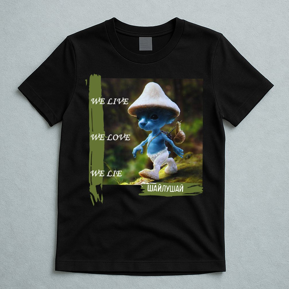 Realistic Cat Smurf T-Shirt