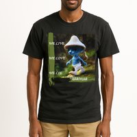 Realistic Cat Smurf Tall T-Shirt