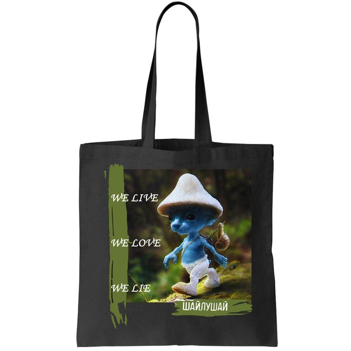 Realistic Cat Smurf Bag