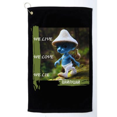 Realistic Cat Smurf Golf Towel