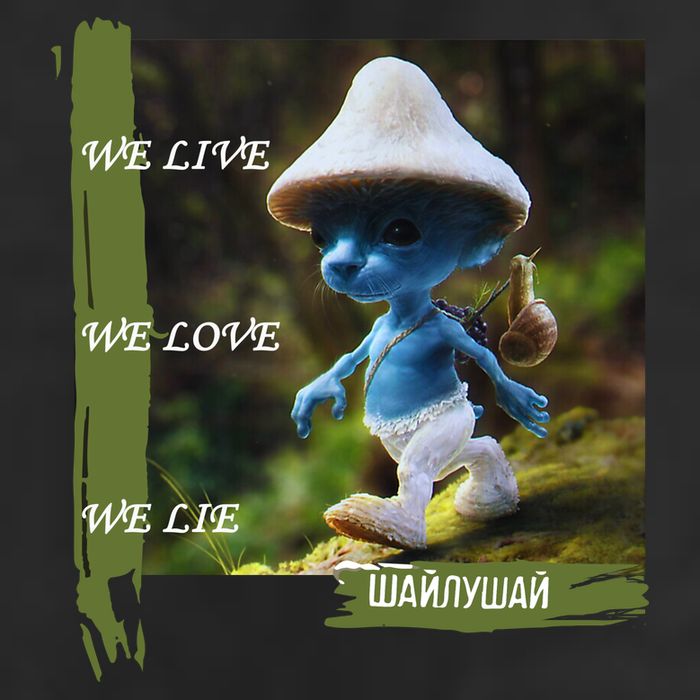 Realistic Cat Smurf Golf Towel