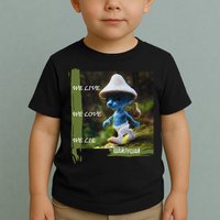 Realistic Cat Smurf Toddler T-Shirt