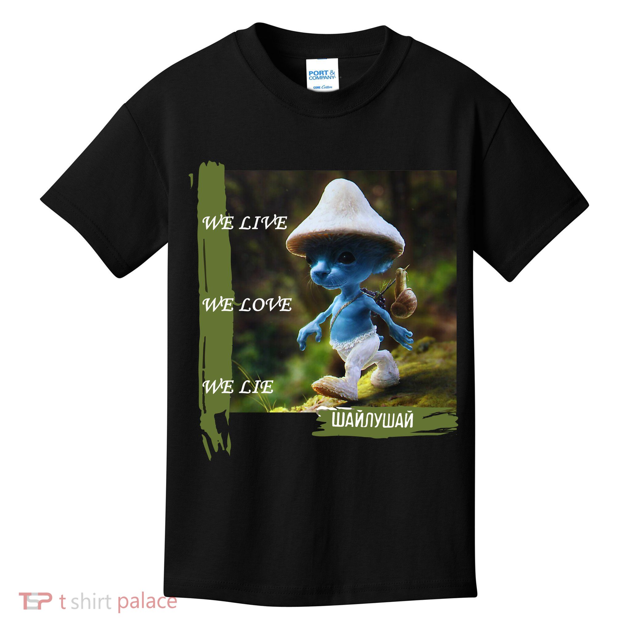 Realistic Cat Smurf Kids T-Shirt