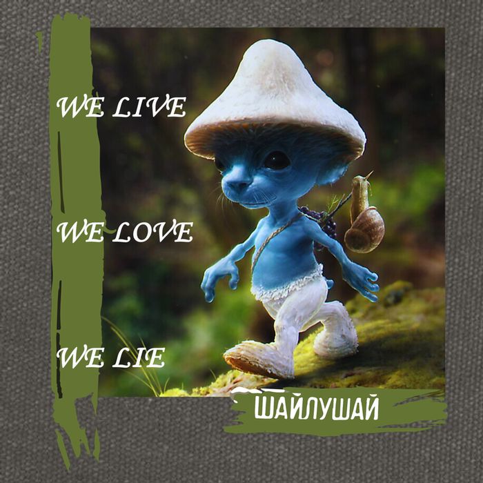 Realistic Cat Smurf Cotton Canvas Backpack