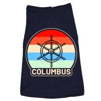 Retro Columbus Ship Wheel Doggie Tank