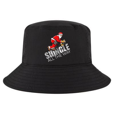 Roofing Christmas Shingle All the Way Quote Roofer Gift Idea Cool Comfort Performance Bucket Hat