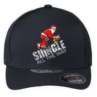 Roofing Christmas Shingle All the Way Quote Roofer Gift Idea Flexfit Unipanel Trucker Cap