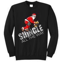 Roofing Christmas Shingle All the Way Quote Roofer Gift Idea Sweatshirt