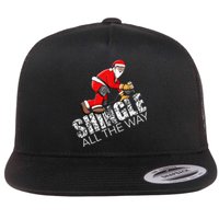 Roofing Christmas Shingle All the Way Quote Roofer Gift Idea Flat Bill Trucker Hat