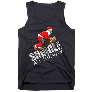 Roofing Christmas Shingle All the Way Quote Roofer Gift Idea Tank Top