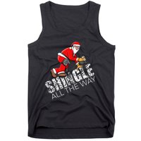 Roofing Christmas Shingle All the Way Quote Roofer Gift Idea Tank Top