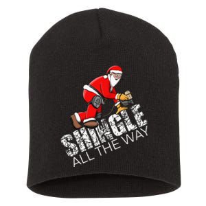 Roofing Christmas Shingle All the Way Quote Roofer Gift Idea Short Acrylic Beanie