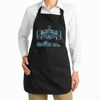 Racing Car Schematic Engineer Formula Team Fan Apron