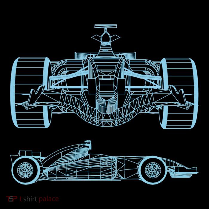 Racing Car Schematic Engineer Formula Team Fan Hooded Wearable Blanket