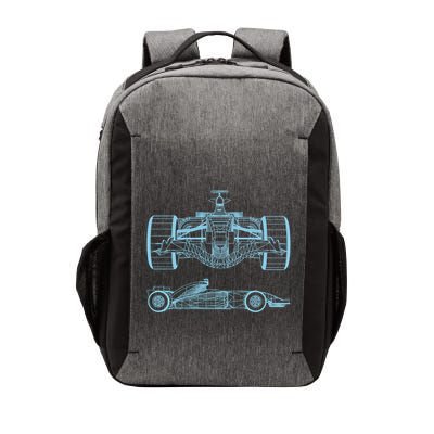 Racing Car Schematic Engineer Formula Team Fan Vector Backpack