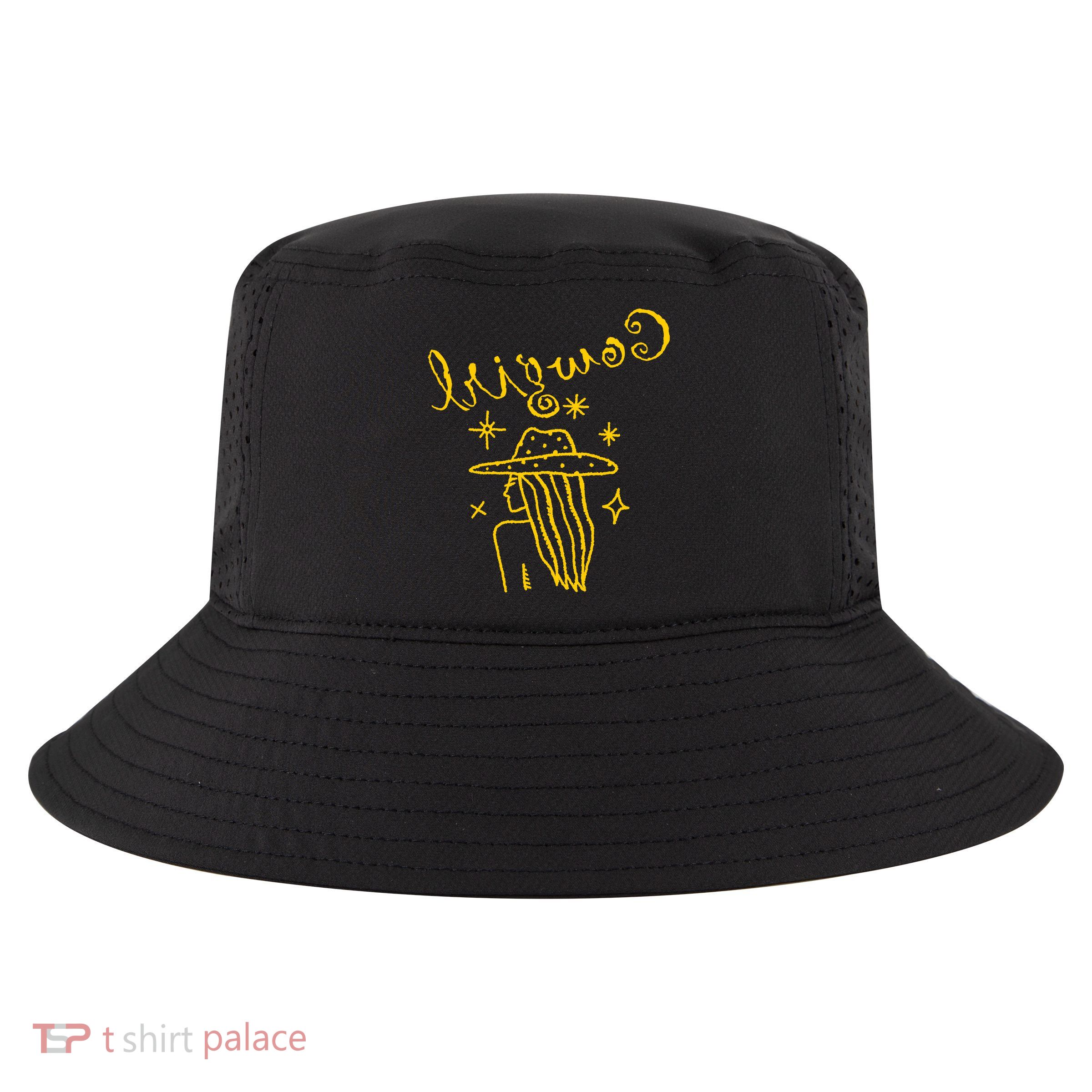 Reverse Cowgirl Script Stars Logo Cool Comfort Performance Bucket Hat