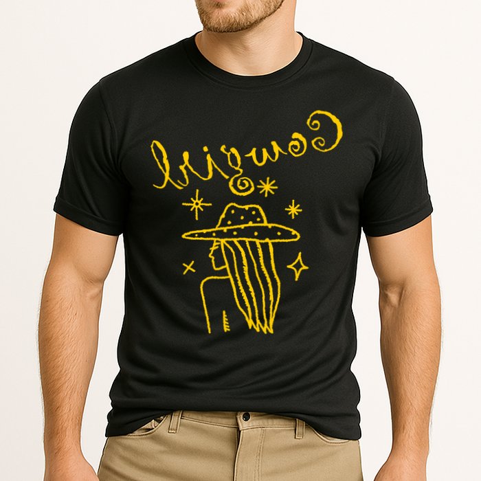 Reverse Cowgirl Script Stars Logo Cooling Performance Crew T-Shirt