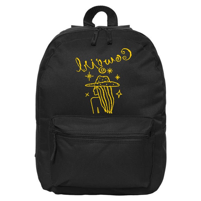 Reverse Cowgirl Script Stars Logo 16 in Basic Backpack