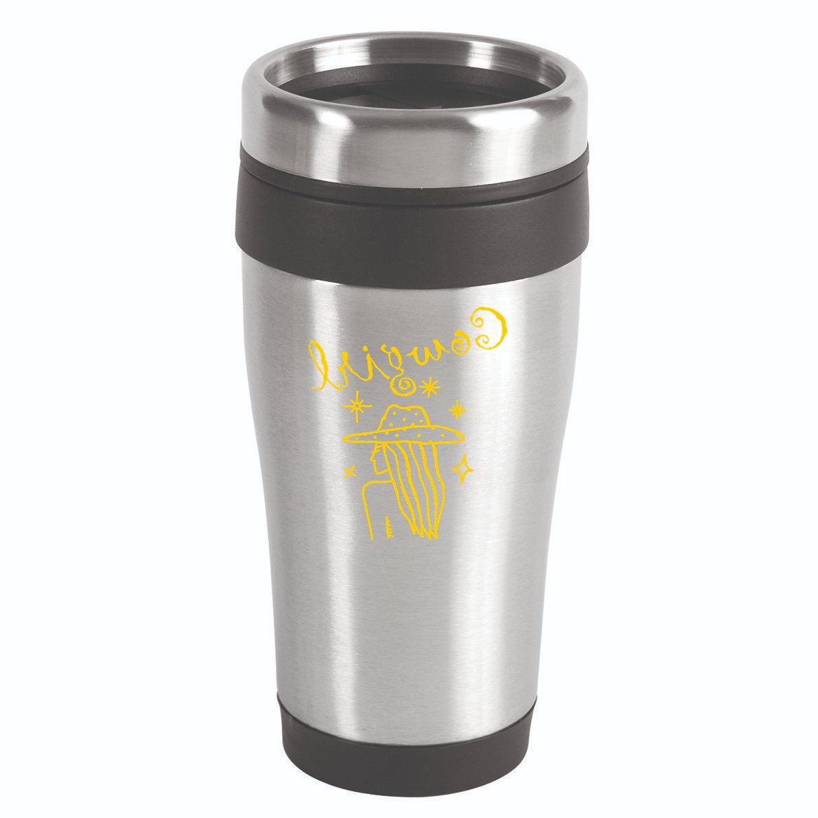 Reverse Cowgirl Script Stars Logo 16oz Travel Tumbler