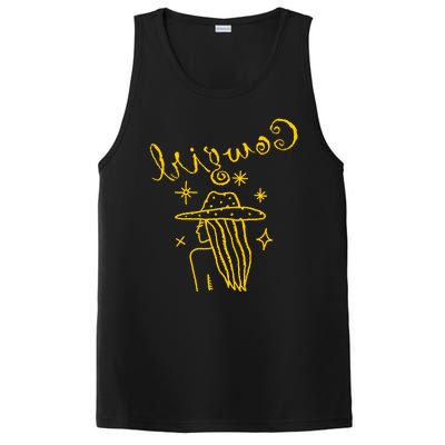 Reverse Cowgirl Script Stars Logo PosiCharge Competitor Tank