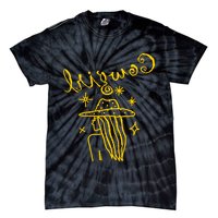 Reverse Cowgirl Script Stars Logo Tie-Dye T-Shirt